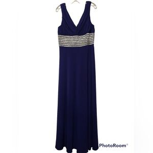 JS Boutique Purple embellished gala dress